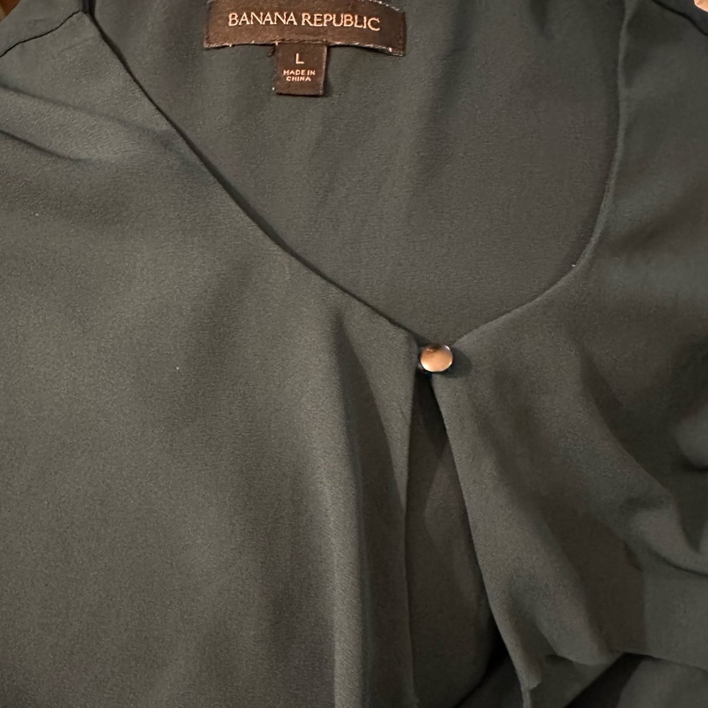 Banana Republic Dark Teal Blouse - Picture 2 of 3